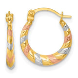 14k-w-rhodium-and-rose-gold-plating-dia-cut-polished-hoop-earrings-SolomonJeweler-Wichita-KS-CustomJewelry