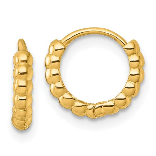 14k-polished-2-25mm-beaded-hinged-huggie-hoop-earrings-SolomonJeweler-Wichita-KS-CustomJewelry