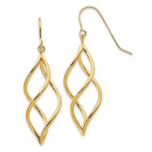 14k-twisted-dangle-earrings-SolomonJeweler-Wichita-KS-CustomJewelry
