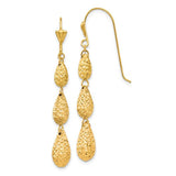14k-puff-diamond-cut-teardrop-dangle-earrings-SolomonJeweler-Wichita-KS-CustomJewelry