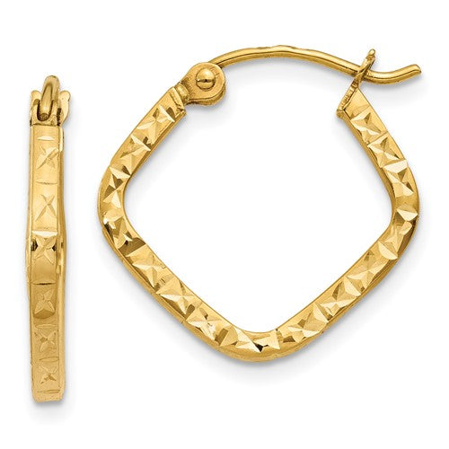 14k-diamond-cut-squared-hoop-earrings-SolomonJeweler-Wichita-KS-CustomJewelry