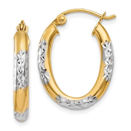 14k-rhodium-3mm-diamond-cut-oval-hollow-hoop-earrings-SolomonJeweler-Wichita-KS-CustomJewelry