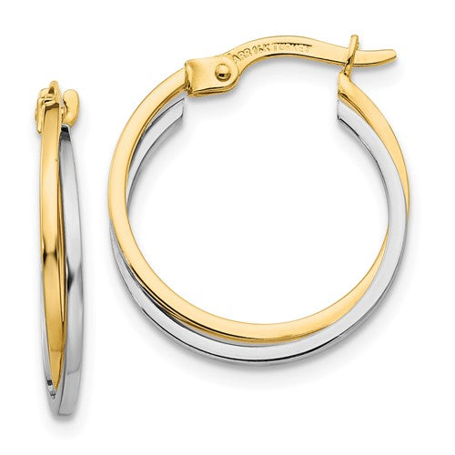 14k-two-tone-polished-hollow-hoop-earrings-SolomonJeweler-Wichita-KS-CustomJewelry