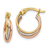 14k-tri-color-twisted-hoop-earrings-SolomonJeweler-Wichita-KS-CustomJewelry