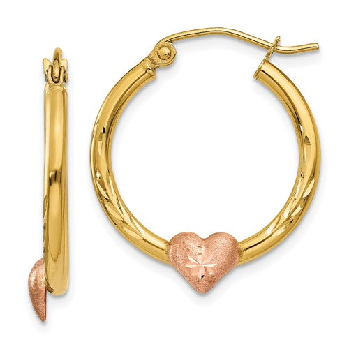 14k-yellow-rose-gold-heart-hoop-earrings-SolomonJeweler-Wichita-KS-CustomJewelry
