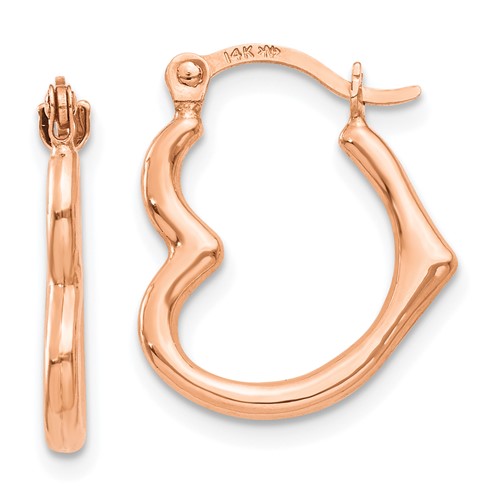 14k-rose-gold-heart-shaped-hollow-hoop-earrings-SolomonJeweler-Wichita-KS-CustomJewelry