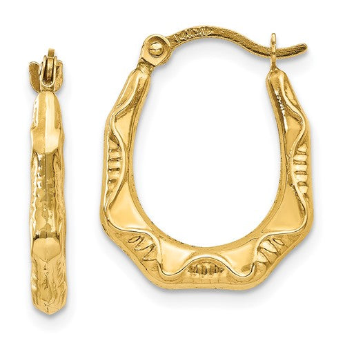 14k-hollow-oval-hoop-earrings-SolomonJeweler-Wichita-KS-CustomJewelry