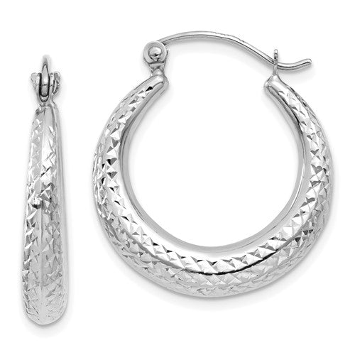 14k-white-gold-diamond-cut-hollow-hoop-earrings-SolomonJeweler-Wichita-KS-CustomJewelry