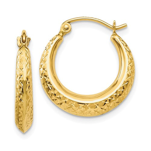 14k-textured-hollow-hoop-earrings-SolomonJeweler-Wichita-KS-CustomJewelry