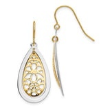 14k-two-tone-diamond-cut-polished-fancy-dangle-earrings-SolomonJeweler-Wichita-KS-CustomJewelry