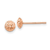 14k-rose-gold-5-mm-puff-circle-stud-earrings-SolomonJeweler-Wichita-KS-CustomJewelry