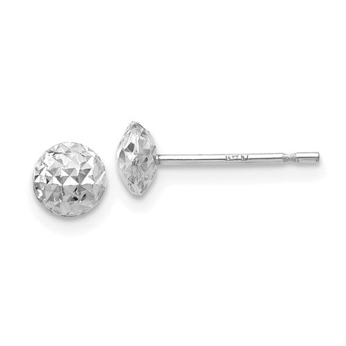 14k-white-gold-5-mm-puff-circle-stud-earrings-SolomonJeweler-Wichita-KS-CustomJewelry