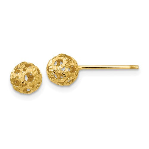 14k-open-diamond-cut-ball-post-earrings-SolomonJeweler-Wichita-KS-CustomJewelry