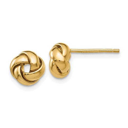 14k-knot-post-earrings-SolomonJeweler-Wichita-KS-CustomJewelry