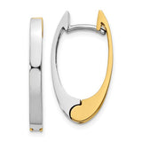14k-two-tone-v-shaped-hinged-hoop-earrings-SolomonJeweler-Wichita-KS-CustomJewelry