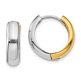 14k-two-tone-huggie-earrings-SolomonJeweler-Wichita-KS-CustomJewelry