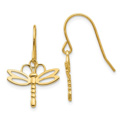 14k-dragonfly-shepherd-hook-earrings-SolomonJeweler-Wichita-KS-CustomJewelry