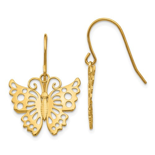 14k-dangle-butterfly-shepherd-hook-earrings-SolomonJeweler-Wichita-KS-CustomJewelry