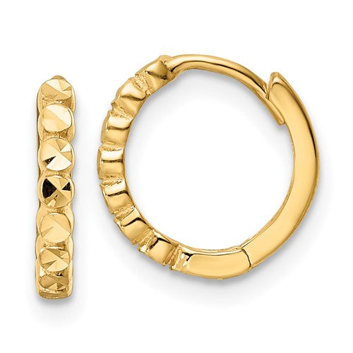 14k-diamond-cut-2x12mm-hinged-hoop-earrings-SolomonJeweler-Wichita-KS-CustomJewelry