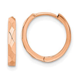14k-rose-gold-polished-faceted-2x14mm-hinged-hoop-earrings-SolomonJeweler-Wichita-KS-CustomJewelry