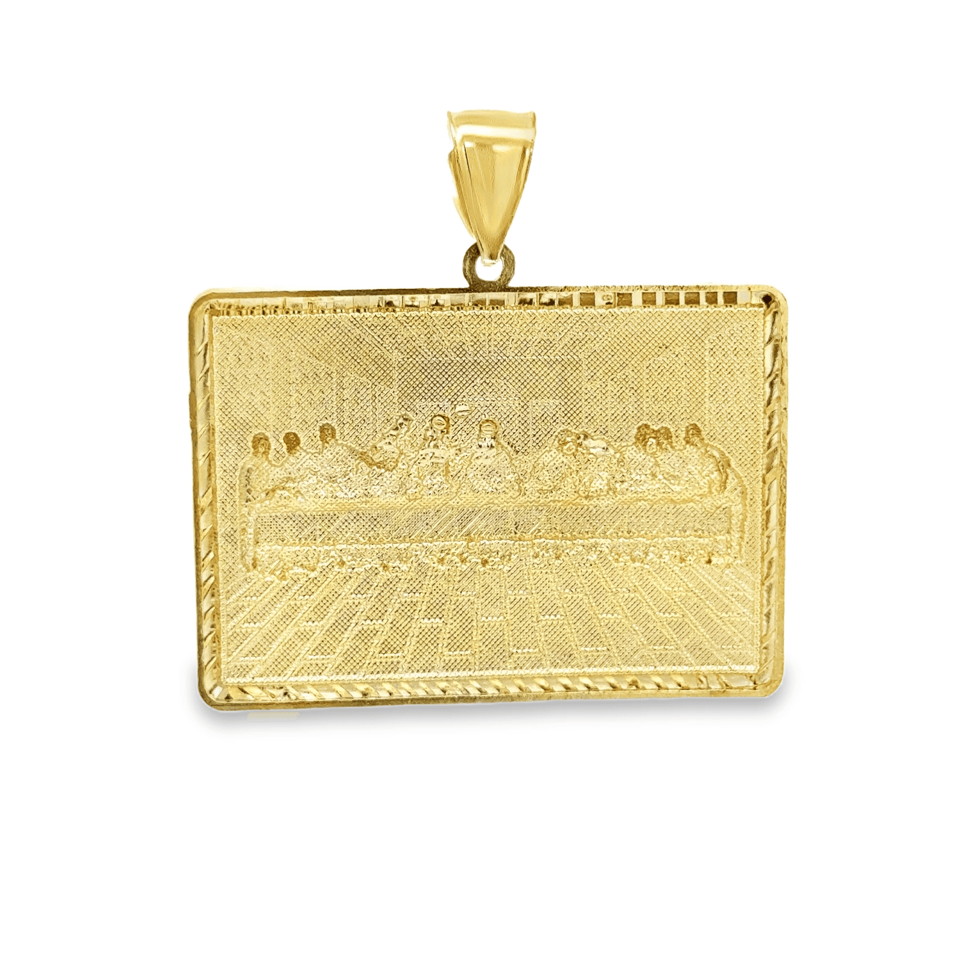 10Karat Two-Tone Gold “The Last Supper” Pendant - Solomon Jewelers
