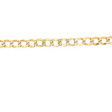 Diamond-Cut Curb Chain Necklace in 14K Gold-5.5 mm