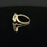 1 1/4 CTW Marquise Diamond Bypass Ring with Round Accents in 14K Gold (E/VS2)