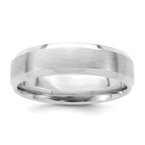 14k-white-gold-heavy-comfort-fit-brush-satin-fancy-band-SolomonJeweler-Wichita-KS-CustomJewelry
