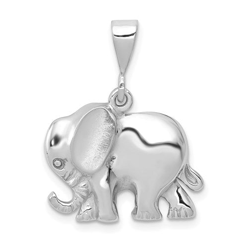 14k-white-gold-elephant-charm-SolomonJeweler-Wichita-KS-CustomJewelry