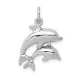 14k-white-gold-dolphin-charm-SolomonJeweler-Wichita-KS-CustomJewelry