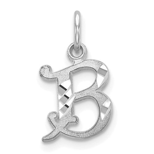 14kw-diamond-cut-letter-b-initial-charm-SolomonJeweler-Wichita-KS-CustomJewelry