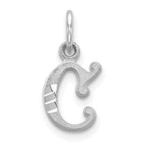 14kw-diamond-cut-letter-c-initial-charm-SolomonJeweler-Wichita-KS-CustomJewelry