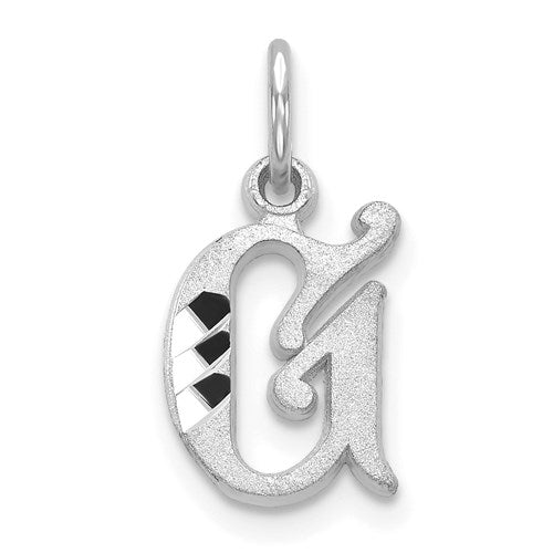 14kw-diamond-cut-letter-g-initial-charm-SolomonJeweler-Wichita-KS-CustomJewelry
