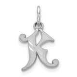 14kw-diamond-cut-letter-k-initial-charm-SolomonJeweler-Wichita-KS-CustomJewelry