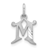 14kw-diamond-cut-letter-m-initial-charm-SolomonJeweler-Wichita-KS-CustomJewelry
