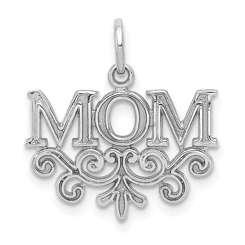 14k-white-gold-mom-charm-SolomonJeweler-Wichita-KS-CustomJewelry