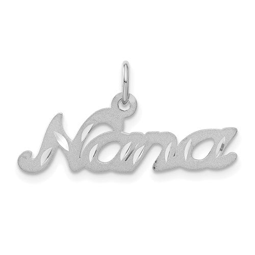 14k-white-gold-satin-nana-charm-SolomonJeweler-Wichita-KS-CustomJewelry