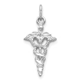 14k-white-gold-3-d-caduceus-charm-SolomonJeweler-Wichita-KS-CustomJewelry
