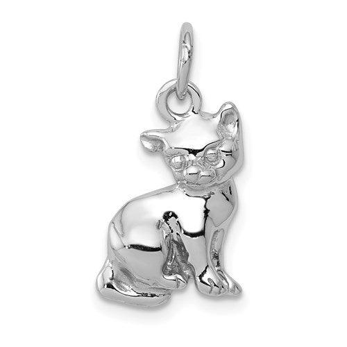 14k-white-gold-cat-charm-SolomonJeweler-Wichita-KS-CustomJewelry