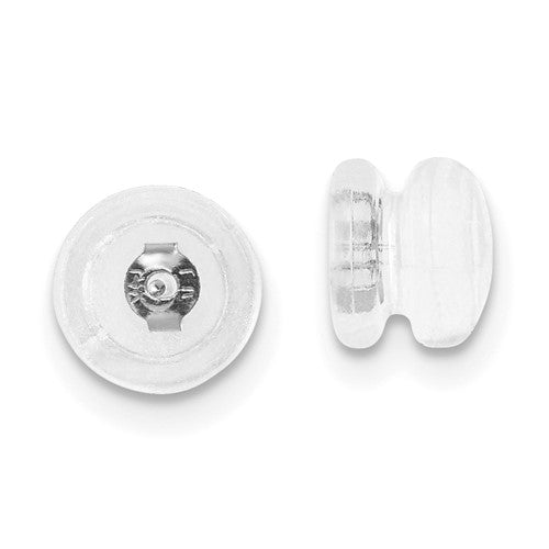 silicone-sliders-14k-wg-mushroom-1-pair-SolomonJeweler-Wichita-KS-CustomJewelry