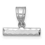 14kw-large-brushed-diamond-cut-number-top-charm-SolomonJeweler-Wichita-KS-CustomJewelry