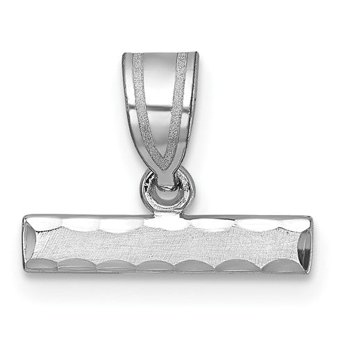 14kw-large-brushed-diamond-cut-number-top-charm-SolomonJeweler-Wichita-KS-CustomJewelry