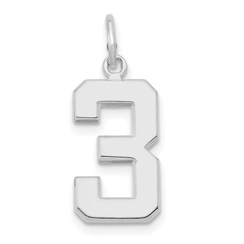 14kw-medium-polished-number-3-charm-SolomonJeweler-Wichita-KS-CustomJewelry
