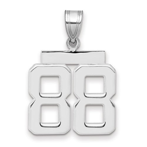 14kw-medium-polished-number-88-charm-SolomonJeweler-Wichita-KS-CustomJewelry