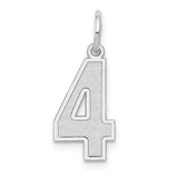 14kw-medium-satin-number-4-charm-SolomonJeweler-Wichita-KS-CustomJewelry