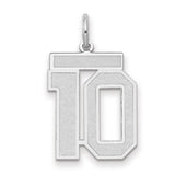 14kw-medium-satin-number-10-charm-SolomonJeweler-Wichita-KS-CustomJewelry