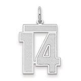 14kw-medium-satin-number-14-charm-SolomonJeweler-Wichita-KS-CustomJewelry