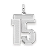 14kw-medium-satin-number-15-charm-SolomonJeweler-Wichita-KS-CustomJewelry