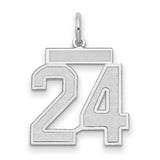 14kw-medium-satin-number-24-charm-SolomonJeweler-Wichita-KS-CustomJewelry