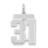 14kw-medium-satin-number-31-charm-SolomonJeweler-Wichita-KS-CustomJewelry
